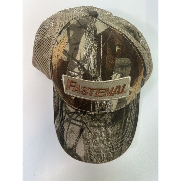 Fastenal Classic Snap Back Trucker Hat Cap Mens Camouflage Casual Outdoor Hunt - Picture 6 of 8